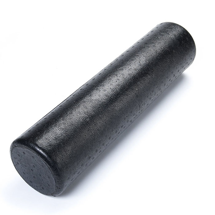 Isokinetics High Density Foam Roller Extra Firm 6" x 12" Half Round Black 