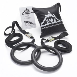 Black Mountain Products 1200lbs Rated Multi-Use Exercise Gymnastics Rings
