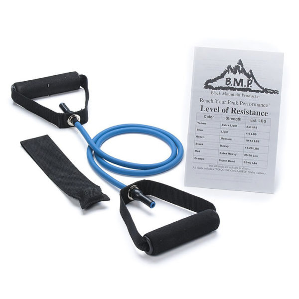 Single Blue Resistance Band with Door Anchor - 4-6Lbs