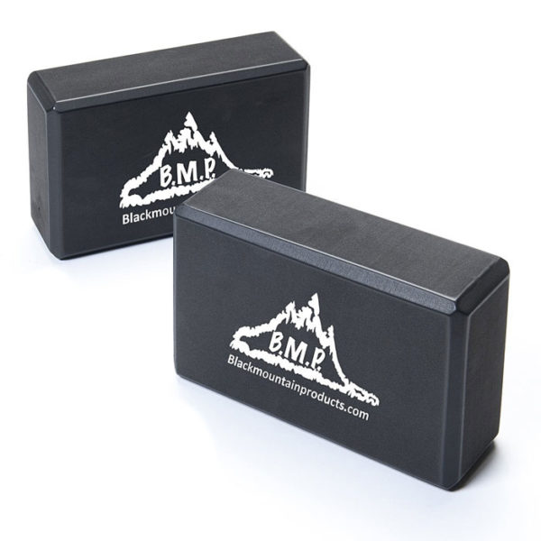 Black Mountain Products Set of Two Yoga Blocks 3" x 6"x 9"