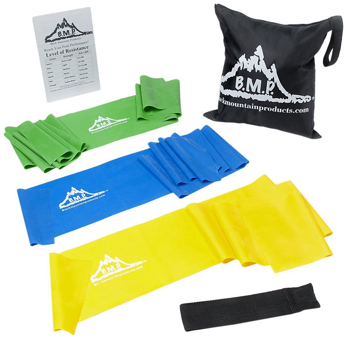 Therapy Resistance Exercise Bands Set of 3 - Black Mountain Products