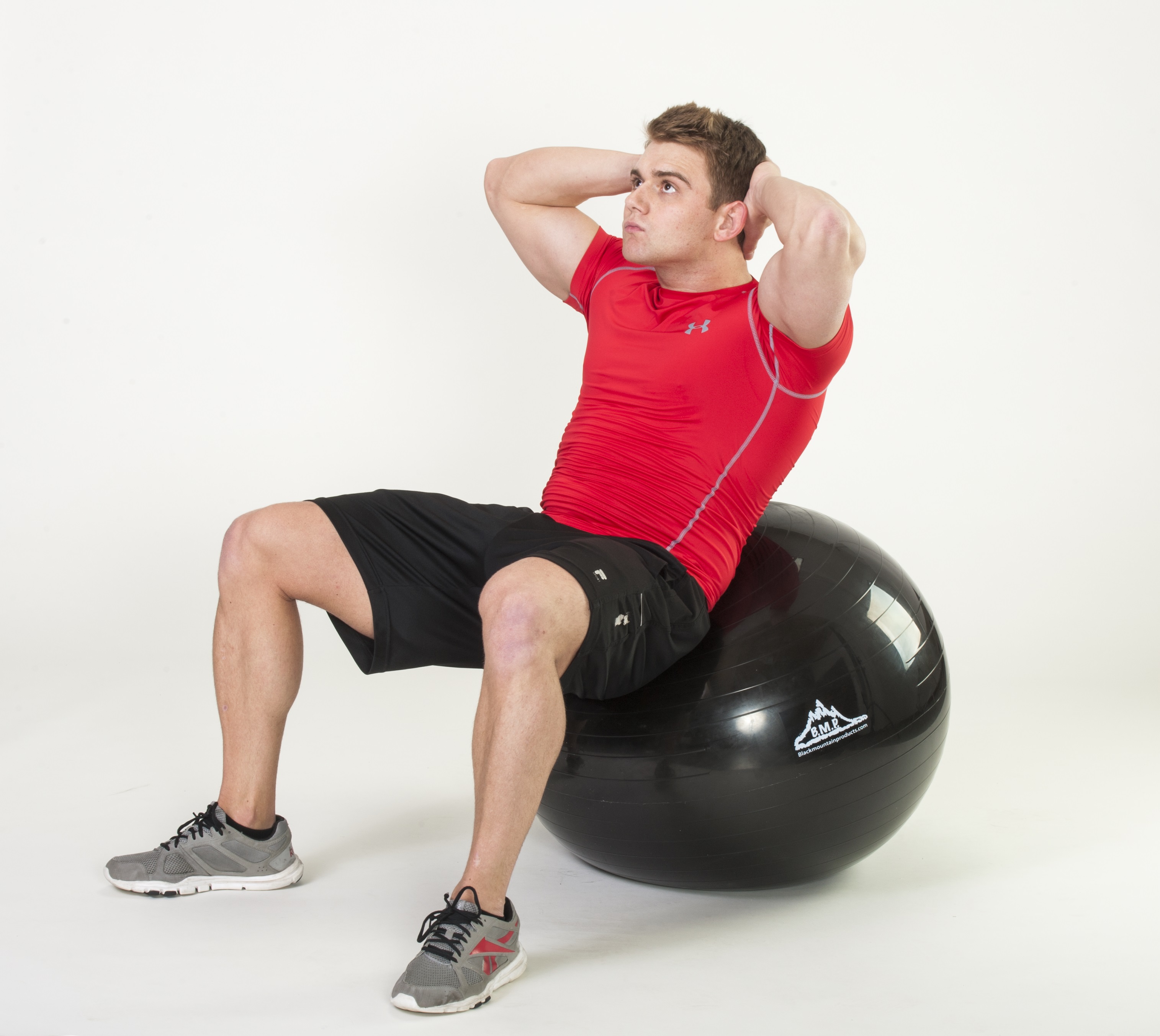 JBM Exercise Yoga Ball with Free Air Pump 200 lbs Slip-Resistant Yoga Balance Stability Swiss Ball