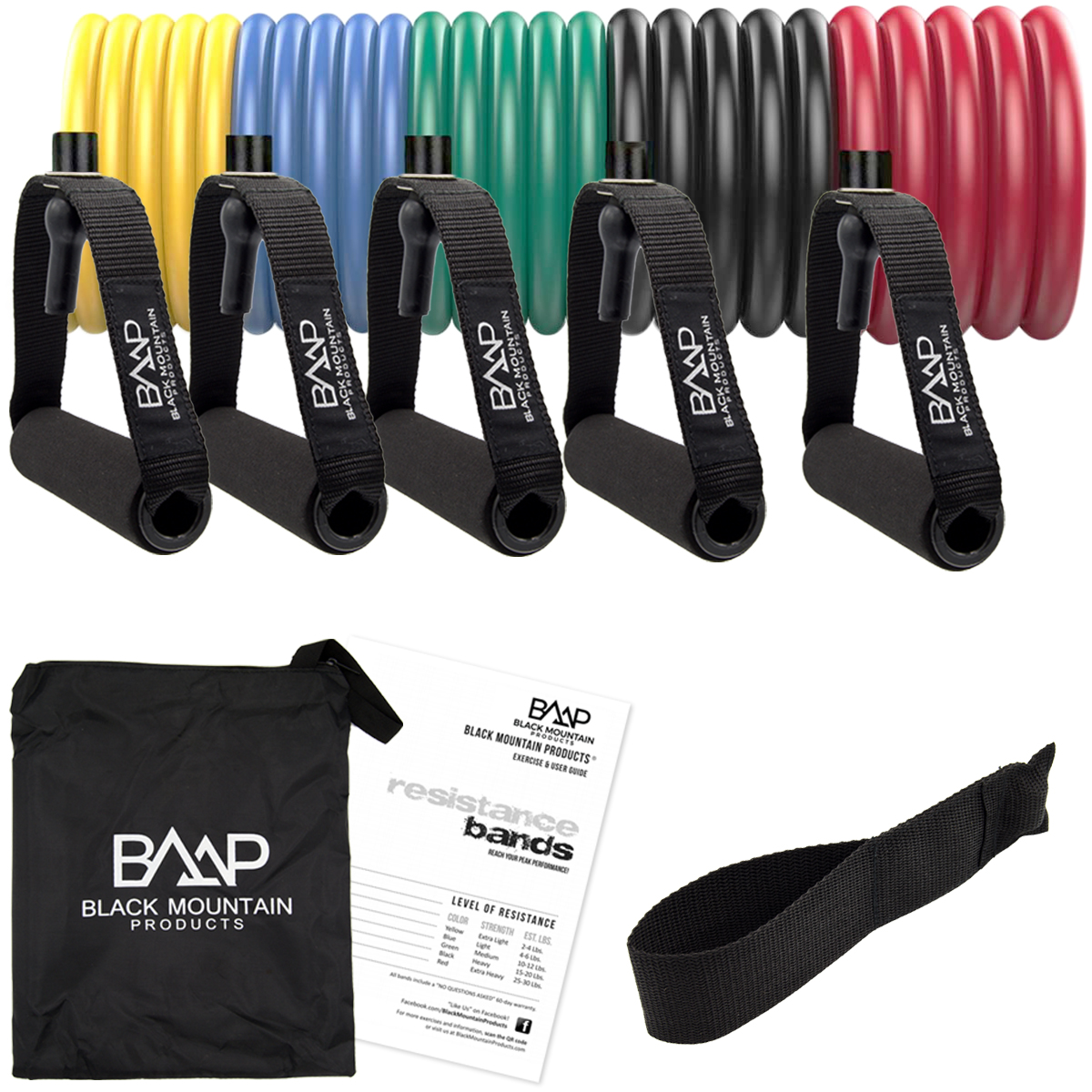 Black Mountain Products Pull Up Bar And Resistance Bands 