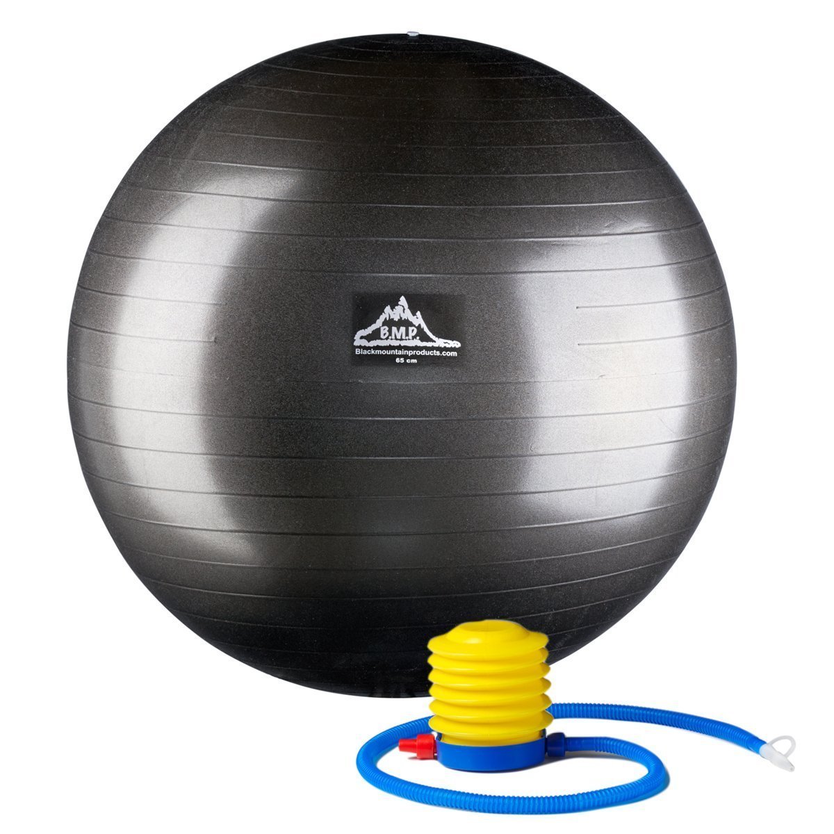 Black Mountain Products 2000lbs Static Strength Exercise Stability Ball with...