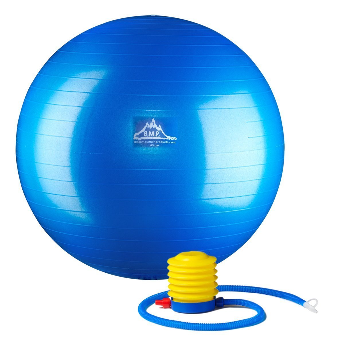 blue yoga ball