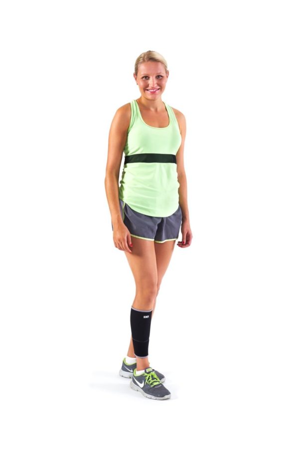 Lightweight and Breathable Black Calf Brace / Compression Sleeve