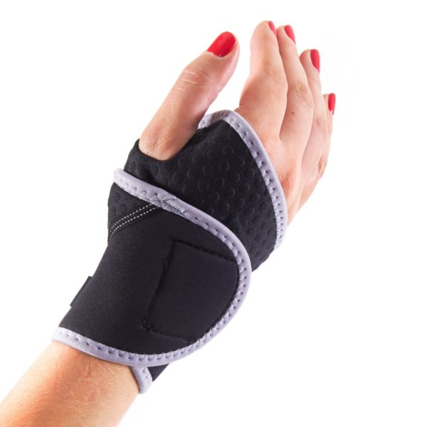 Lightweight and Breathable Neoprene Black Wrist Brace / Compression Sleeve