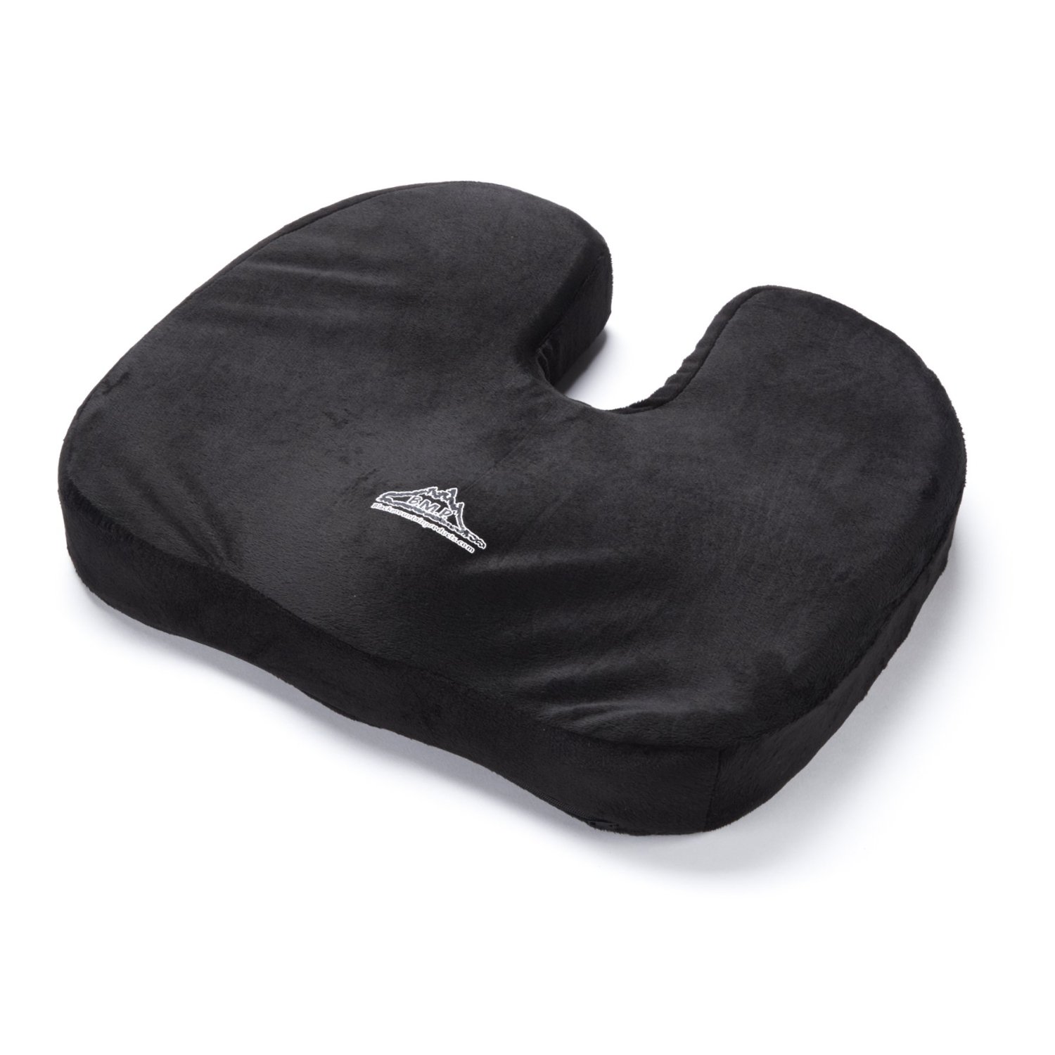 Black Portable Bench Stadium Seat Cushion Pad Wool Blanket Holder w/ Handles 