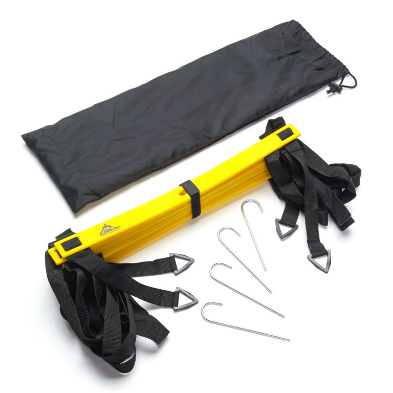 Foldable Agility Ladder with Carry Bag - Black Mountain Products