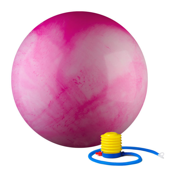 Black Mountain Products 2000lbs Static Strength Multi Colored Stability Ball - Pink