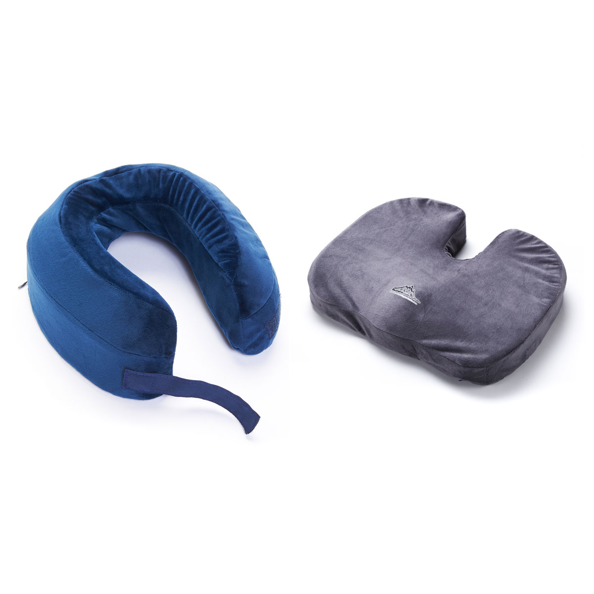 Orthopedic Memory Foam Seat Cushion with Supporting Neck Pillow