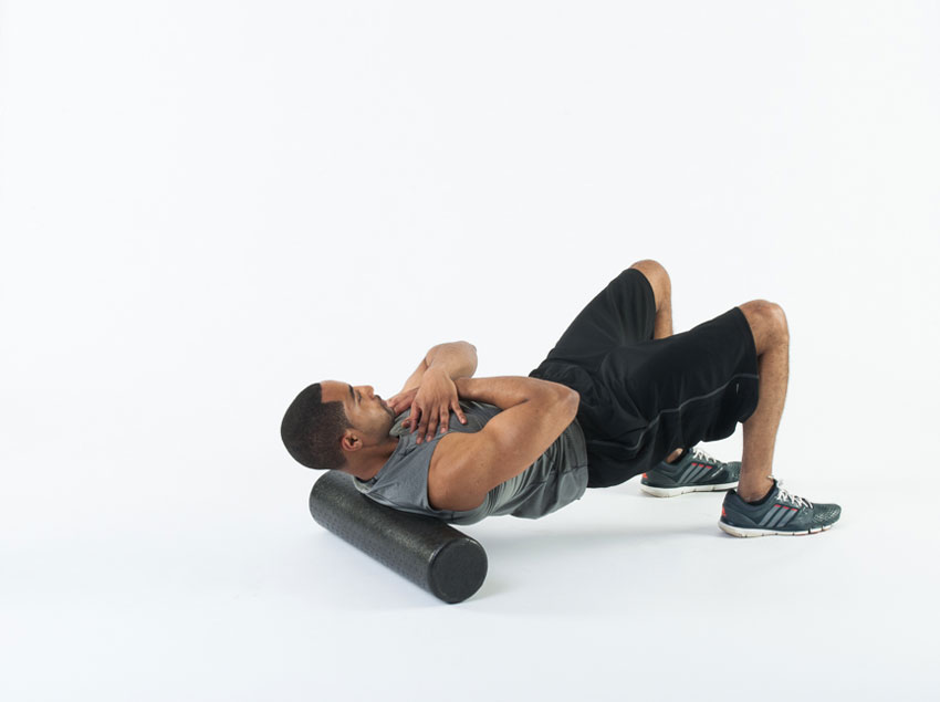 Foam Roller Exercise Upper Back